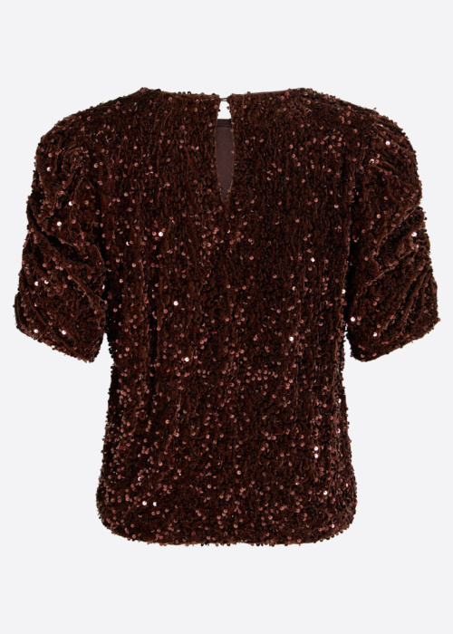 Блуза Believe O-Neck Puff Sequins Vila