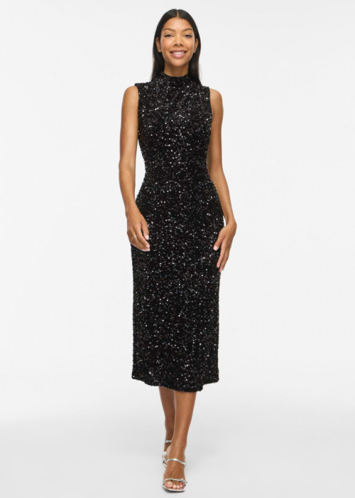 Праздничное платье Faith High Neck Midi Vila