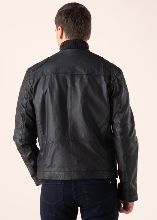 Кожаная куртка Mustang