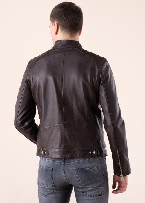 Кожаная куртка Harvey Rockandblue