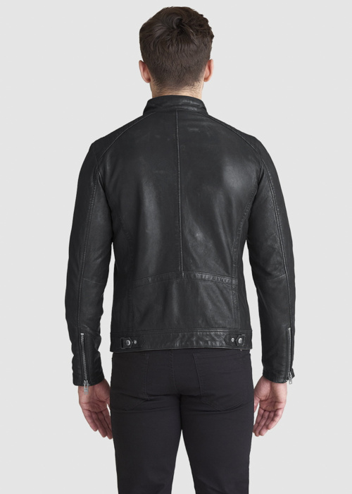 Кожаная куртка Harvey Rockandblue