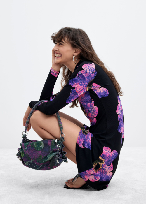 Desigual kootud kleit Orchidpurple Lacroix