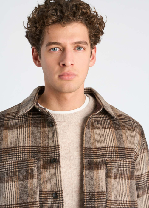 Villane Жакет Brushed Check Overshirt Lindbergh