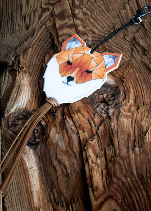 Softreflector helkur Origami Fox