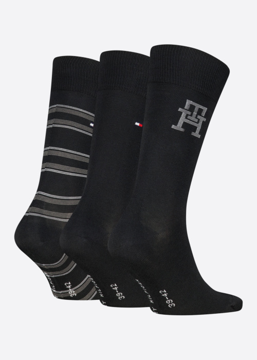Tommy Hilfiger sokid Monogram Stripe 3 Pack kinkekarbis