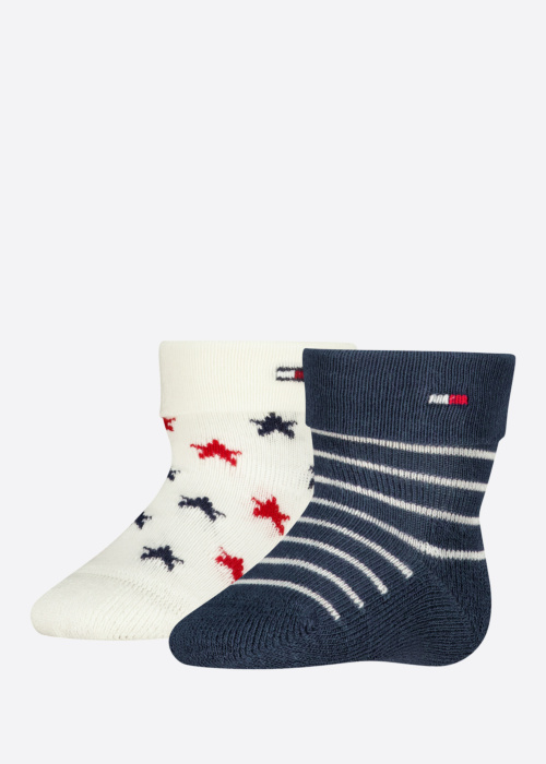 Tommy Hilfiger sokid Fold Over Abs 2 Pack