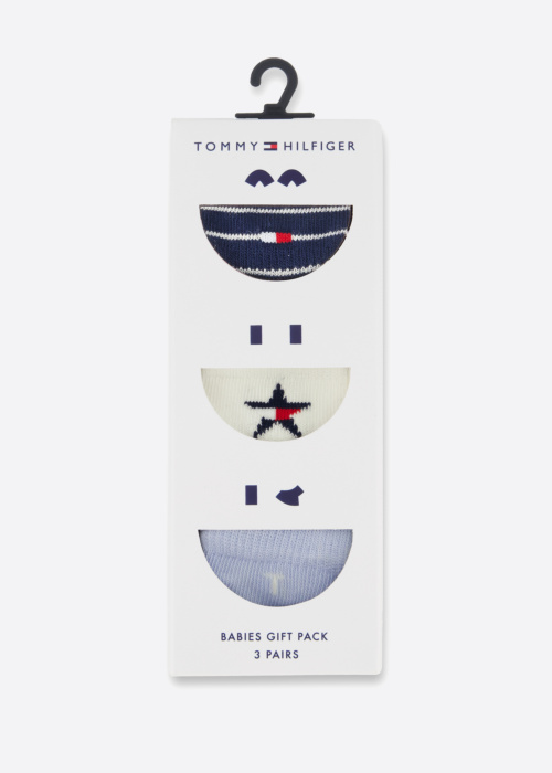 Носки Stars & Stripe 3 Pack в подарочной коробке Tommy Hilfiger