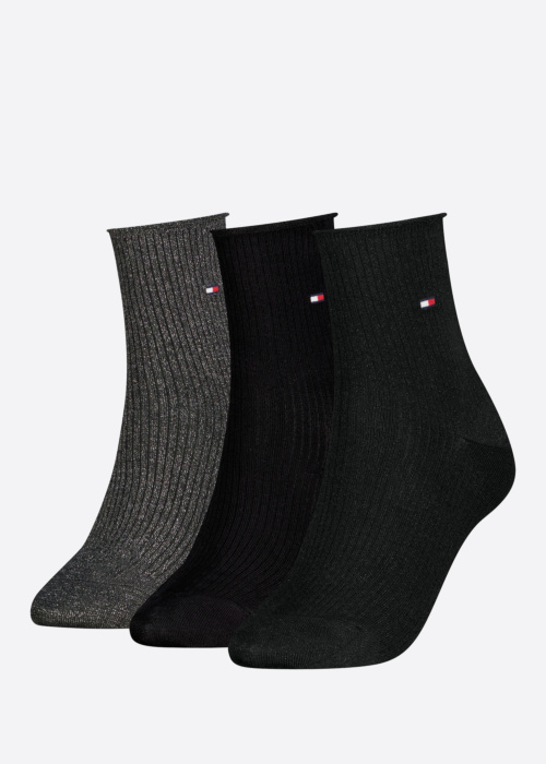 Tommy Hilfiger sokid Short Lurex 3 Pack kinkekarbis