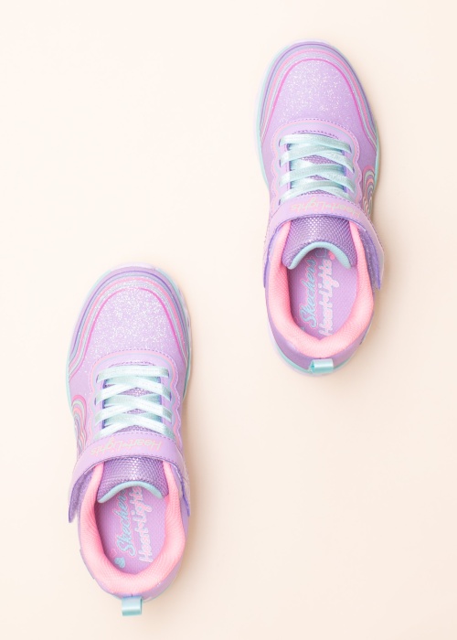 Skechers vilkuvad vabaajajalatsid Heart Lights