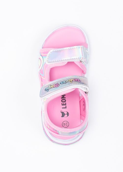 Leomil vilkuvad sandaalid Unicorn