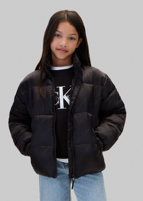 Calvin Klein tepitud talvejope Logo Jacquard