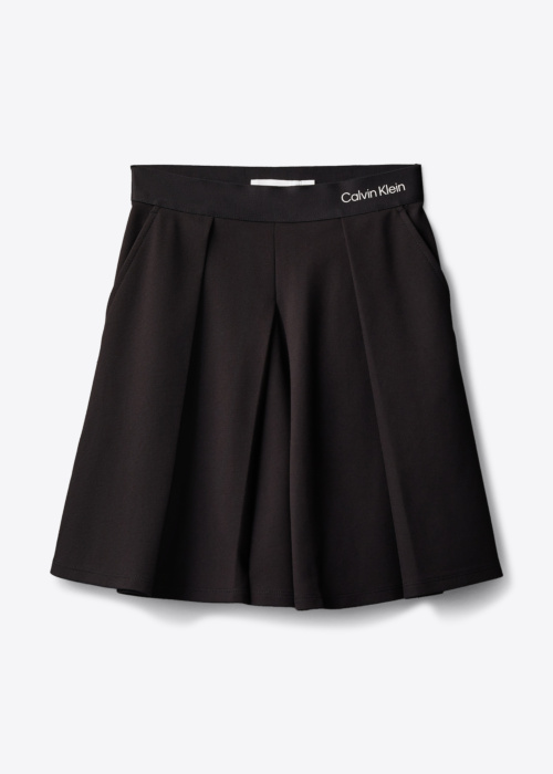 Юбка логотип Tape Pleated Punto Calvin Klein