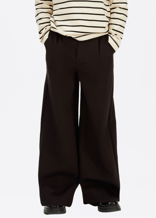 Брюки логотип Tape Wide Leg Punto Calvin Klein