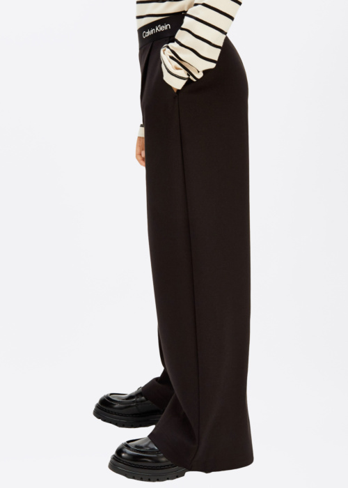 Брюки логотип Tape Wide Leg Punto Calvin Klein