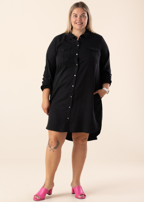 Джинсовое платье Sigga Ls Short Dress Mix Ga Cur Vero Moda Curve