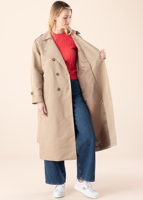 Vero Moda kevad-sügismantel Chloe Long Trenchcoat Ga