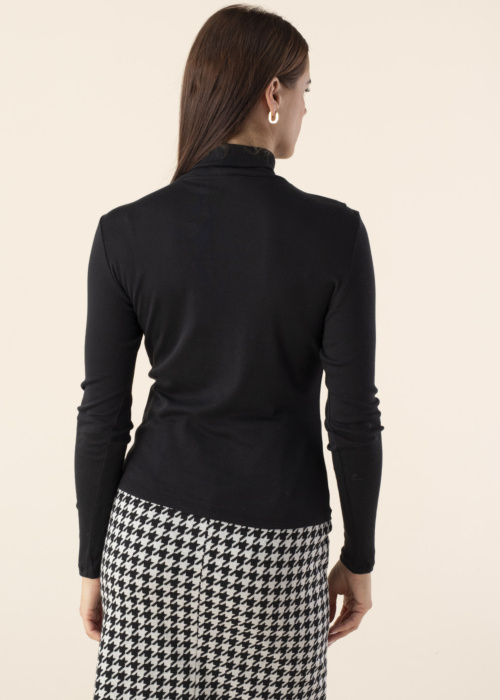 Блуза с высоким воротником Jolini Vila