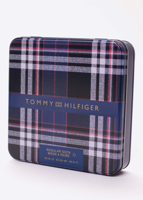 Носки Stripe 4 Pack в подарочной коробке Tommy Hilfiger
