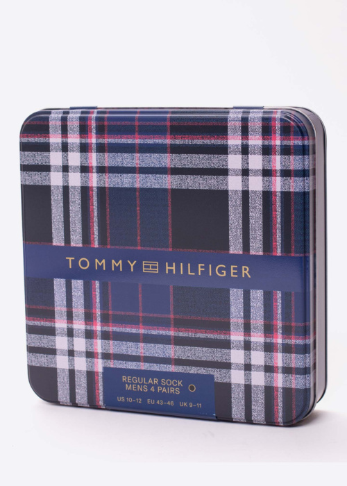 Носки Stripe 4 Pack в подарочной коробке Tommy Hilfiger