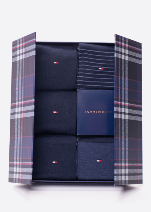 Носки Stripe 5 Pack в подарочной коробке Tommy Hilfiger