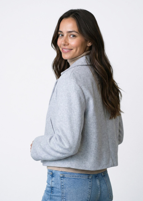 Noisy May kevad-sügis jakk Ivory