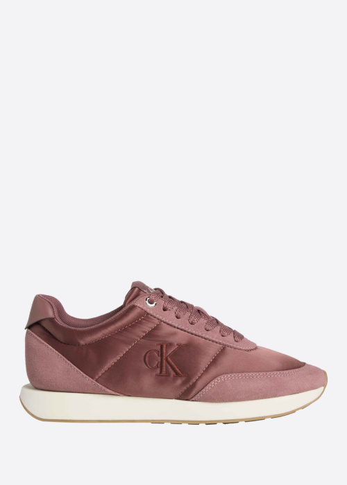 Кроссовки Retro Runner Laceup Satin Mix Calvin Klein