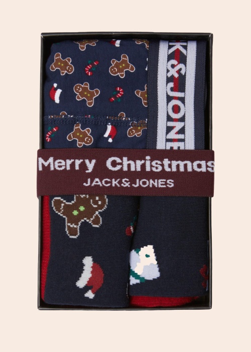 Jack & Jones bokserid ja sokid kinkekarbis Gingerman