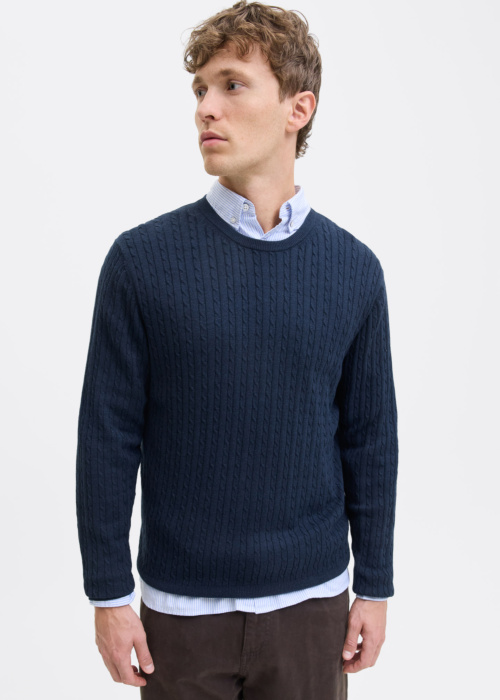 Кофта Emil Knit Cable Crew Neck Jack & Jones