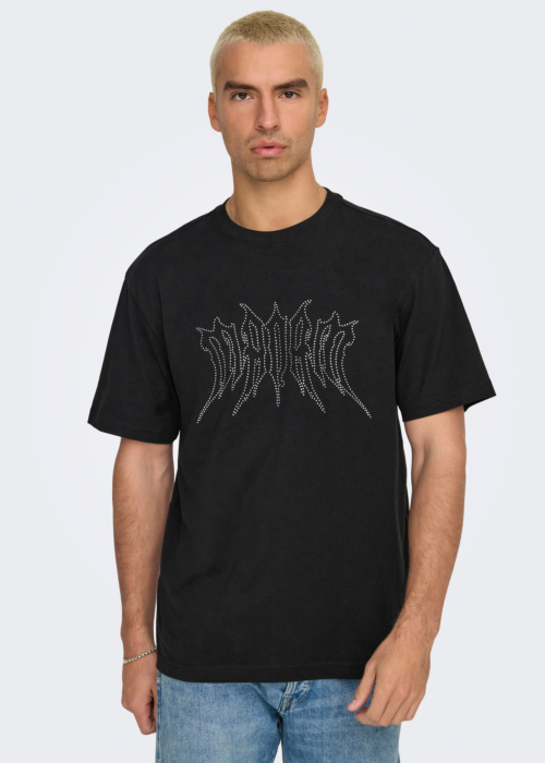 Only & Sons T-särk Rhinestone