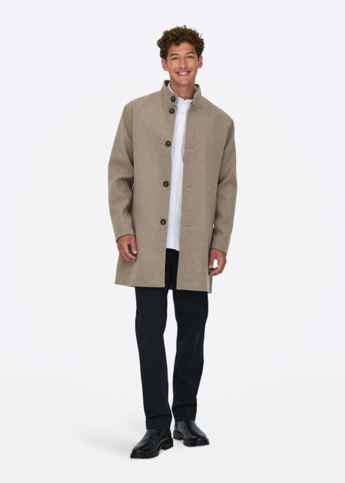 Only & Sons kevad-sügismantel Charles Wool