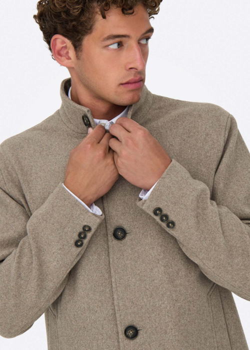 Only & Sons kevad-sügismantel Charles Wool