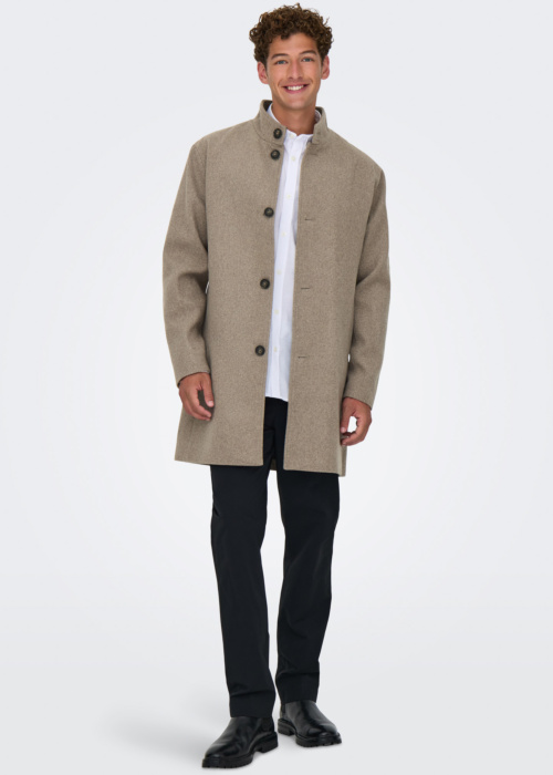 Only & Sons kevad-sügismantel Charles Wool