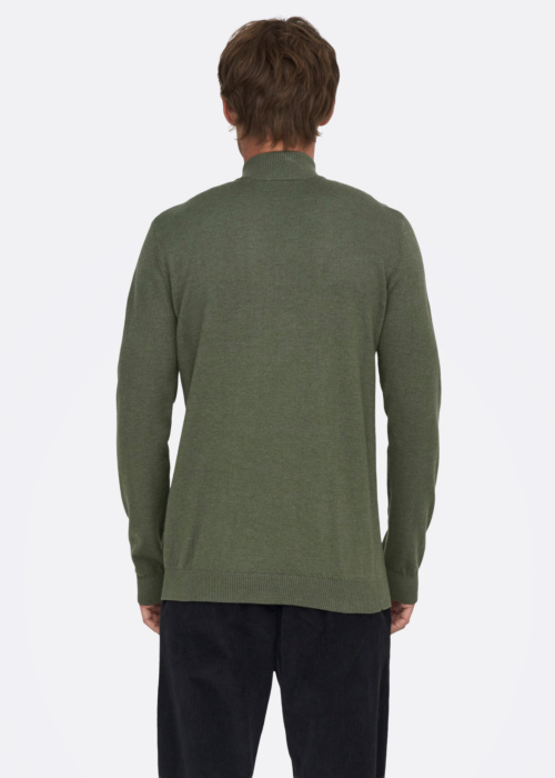 Кофта Loui Reg 12 Mel Half Zip Knit Only & Sons