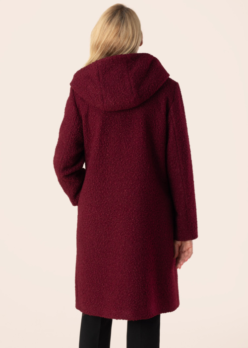 Wollmantel Damen Boucle Mantel Rot FUCHS SCHMITT Wollmantel Rot