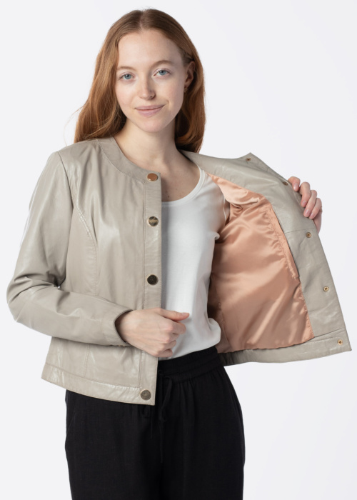 Кожаная куртка Minnie Saki