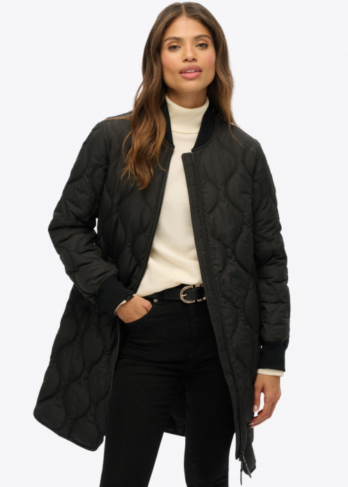 SuperDry kevad-sügismantel Longline Quilted Liner