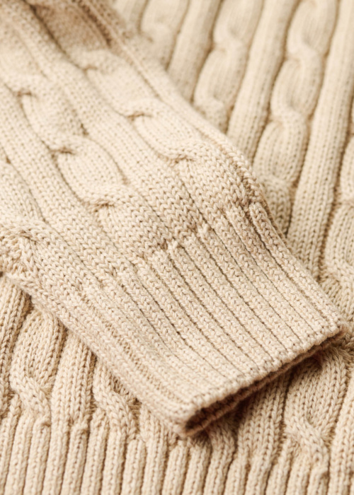 SuperDry kudum Slouchy Cable Roll Neck