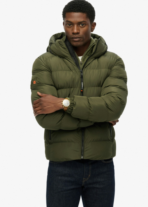 Стёганая зимняя куртка SuperDry