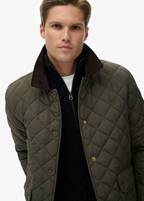 SuperDry tepitud kevad-sügisjope Quilted Estate