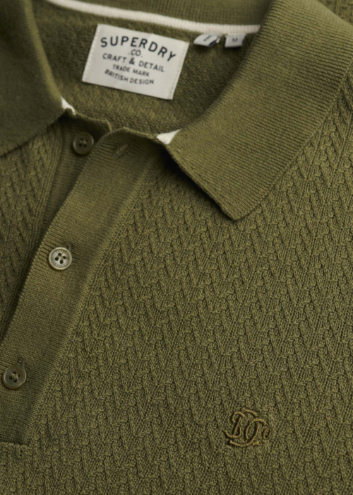 SuperDry polosärk Knitted