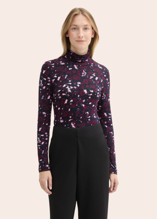 Блуза с высоким воротником Tom Tailor