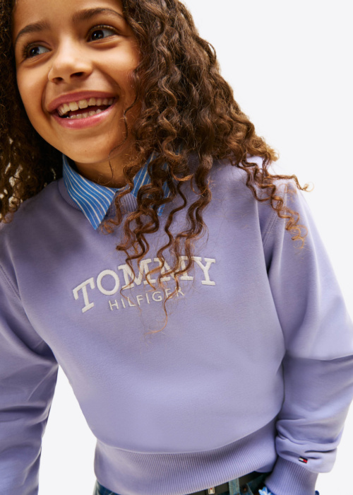 Tommy Hilfiger pusa High Rib Hem Crew Neck