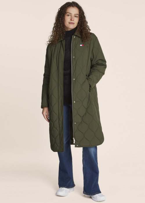 Tommy Jeans kevad-sügismantel Tjw Onion Quilt Coat Ext