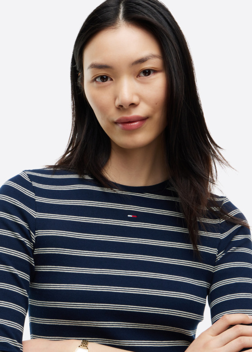 Tommy Jeans T-särk Slim Essential Rib