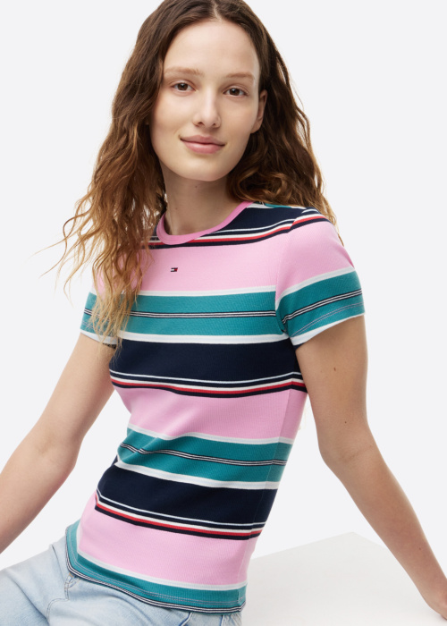 Футболка Slim Essential Rib Tommy Jeans