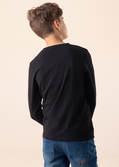 Name It Kids pikkade varrukatega T-särk Julio Blackpanther