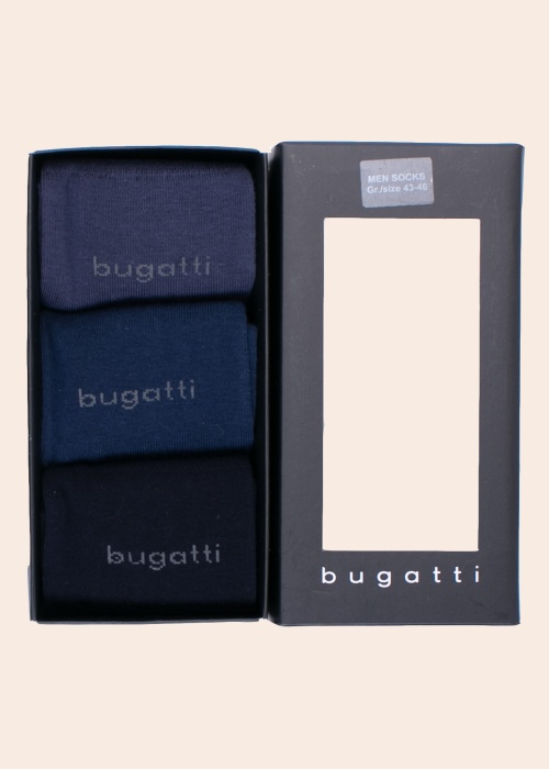 Bugatti sokid kinkekarbis 3 paari