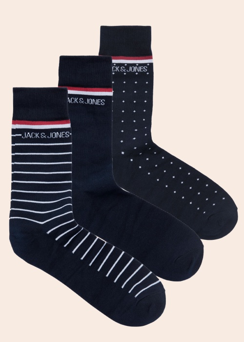 Jack & Jones sokid 3 paari Carbo kinkekarbis