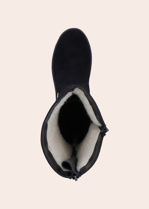 Замшевые сапоги Rieker