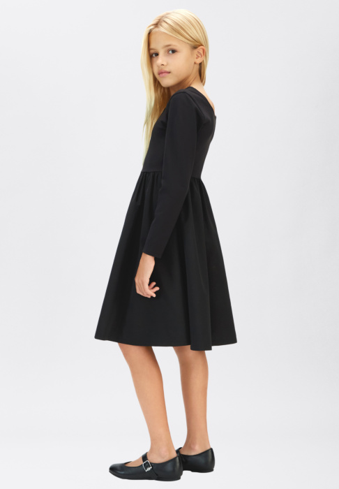Calvin Klein kleit Mix Media Fit Flare L/s Dress
